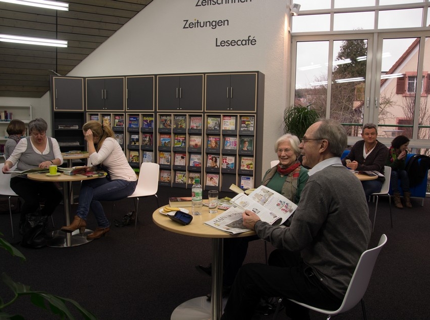 In der Bibliothek