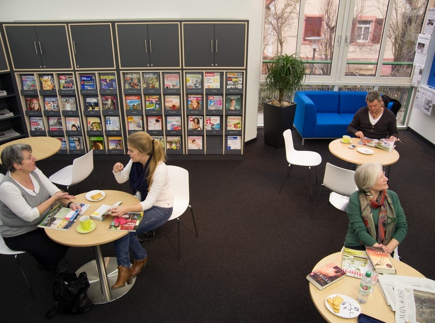 In der Bibliothek