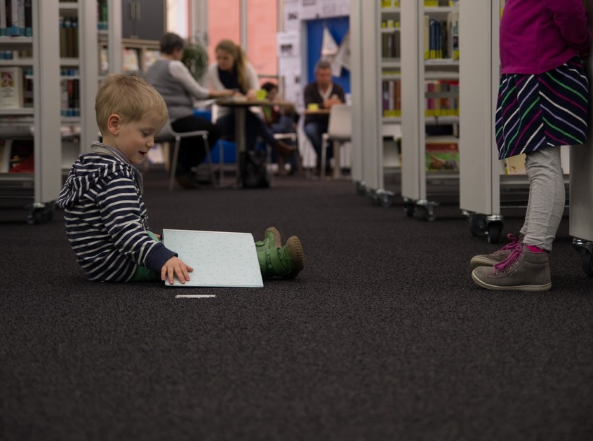 In der Bibliothek