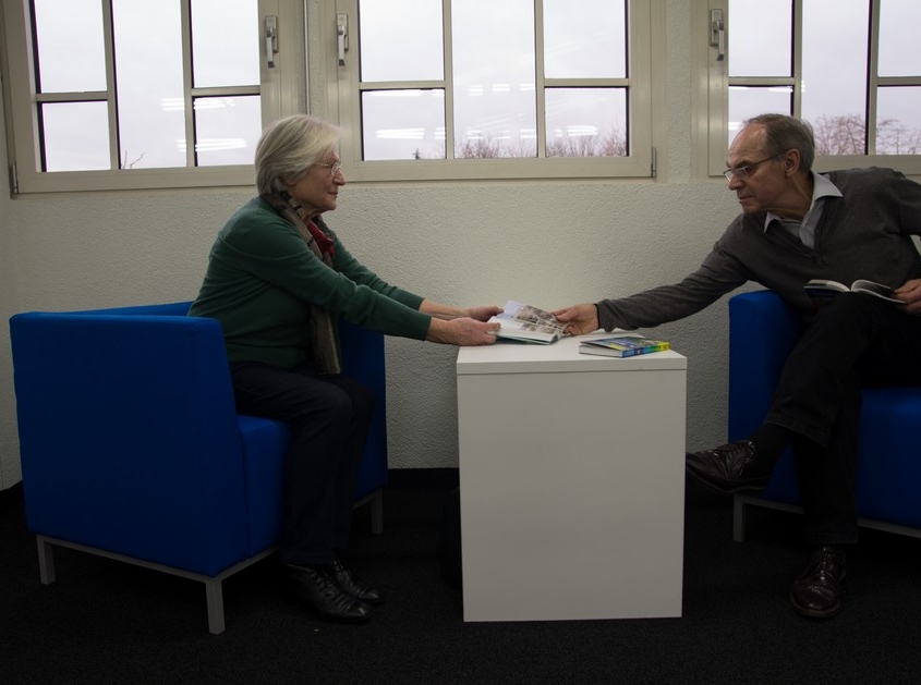 In der Bibliothek