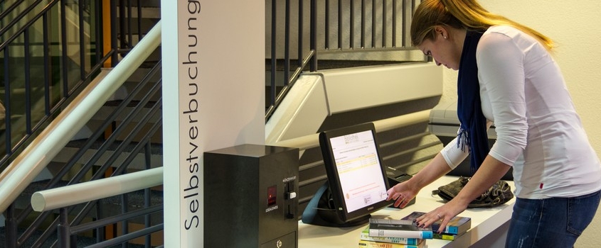 In der Bibliothek