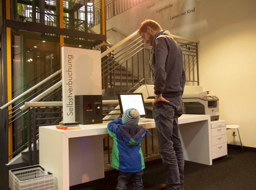 In der Bibliothek