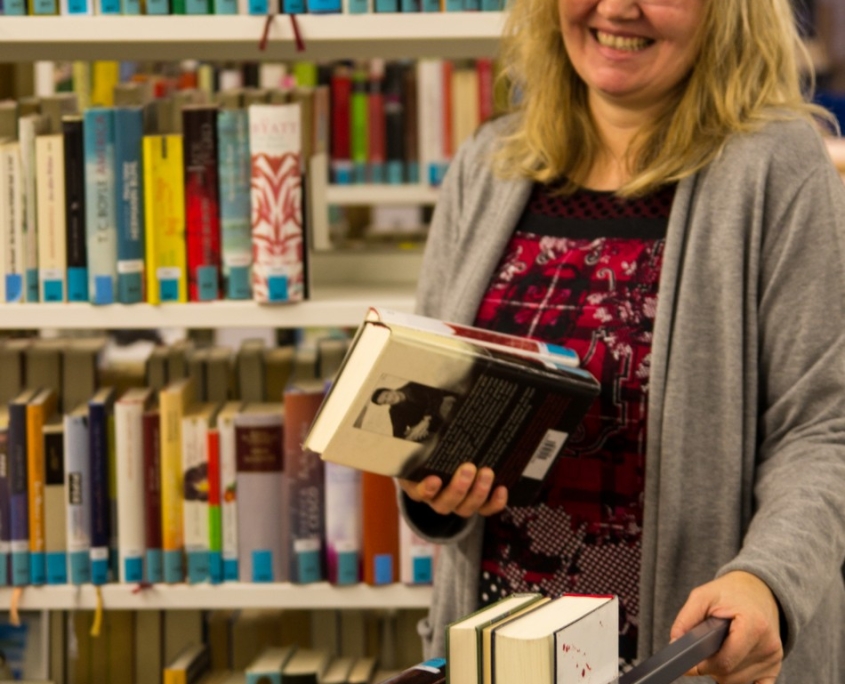 In der Bibliothek