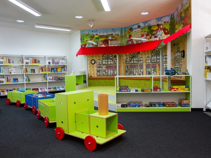 In der Bibliothek