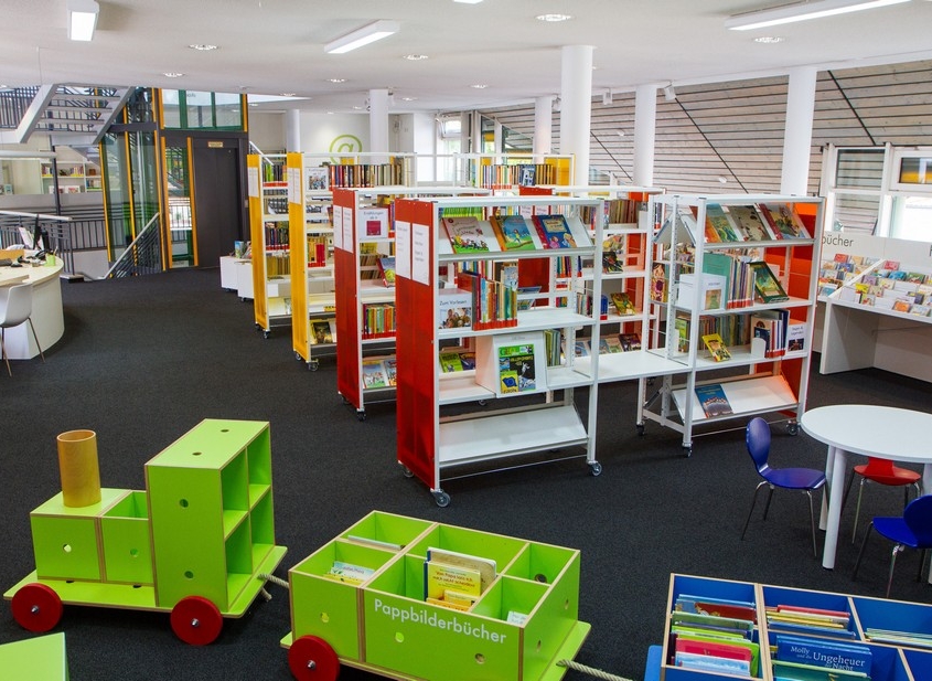 In der Bibliothek